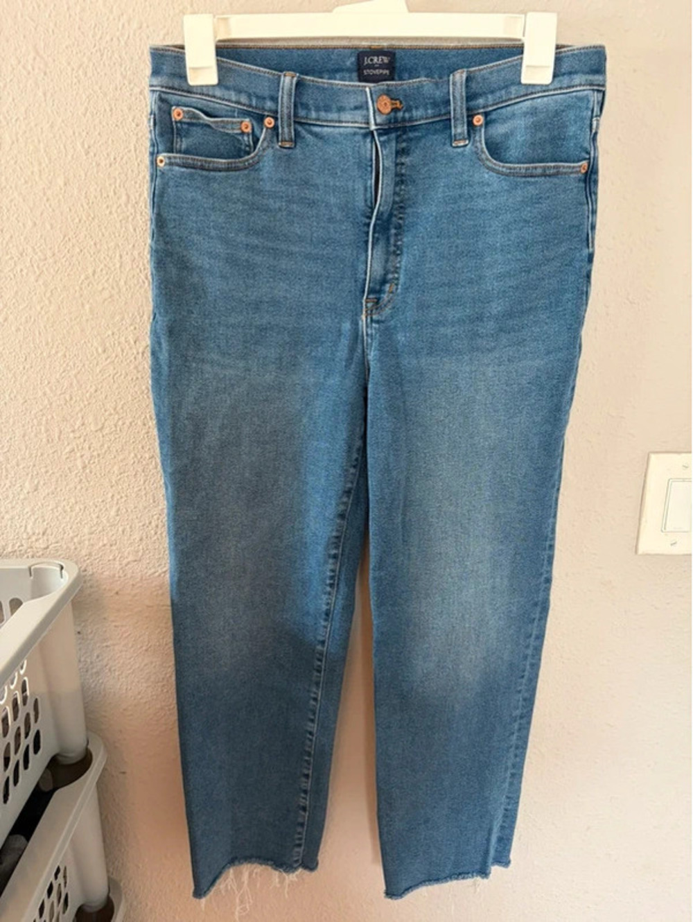J.Crew Stovepipe jeans size 31. 26.5in inseam